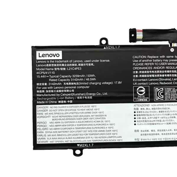 Originaal sülearvuti aku LENOVO L21C4PE3 L21M4PE4 - Image 3