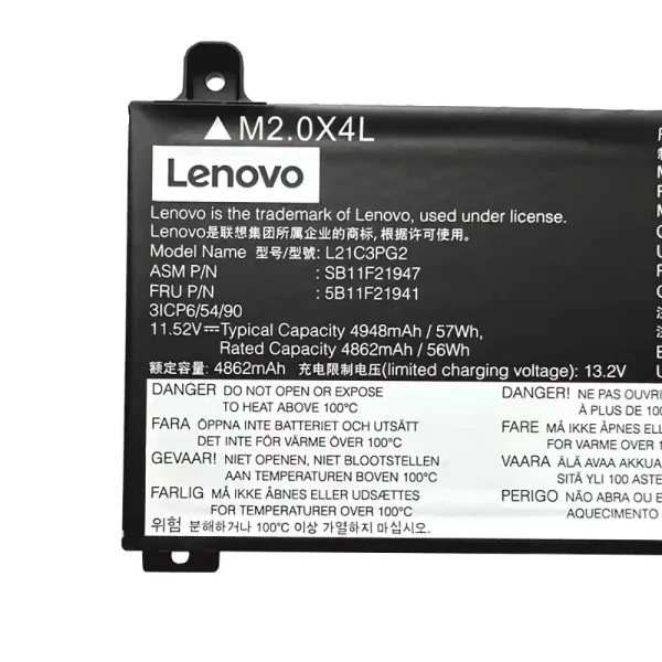 Originaal sülearvuti aku Lenovo L21C3PG2 L21M3PG2 - Image 4