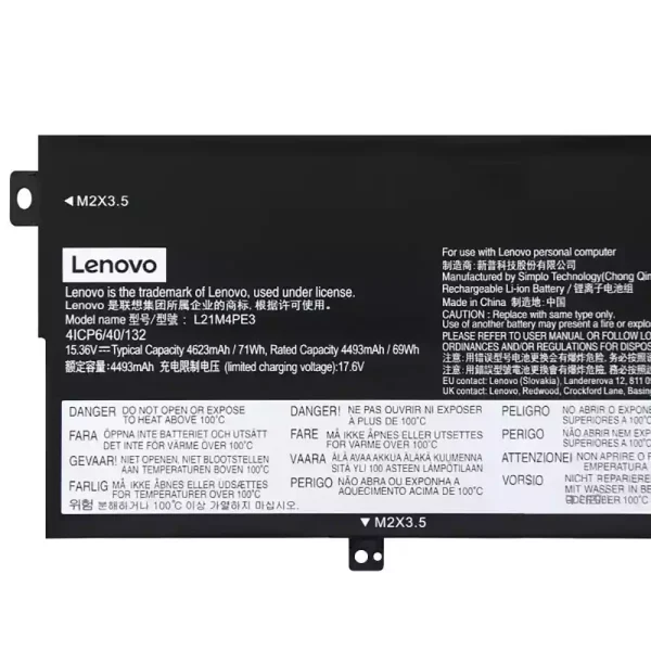 Originaal sülearvuti aku Lenovo L21M4PE3 L21L4PE3 - Image 3