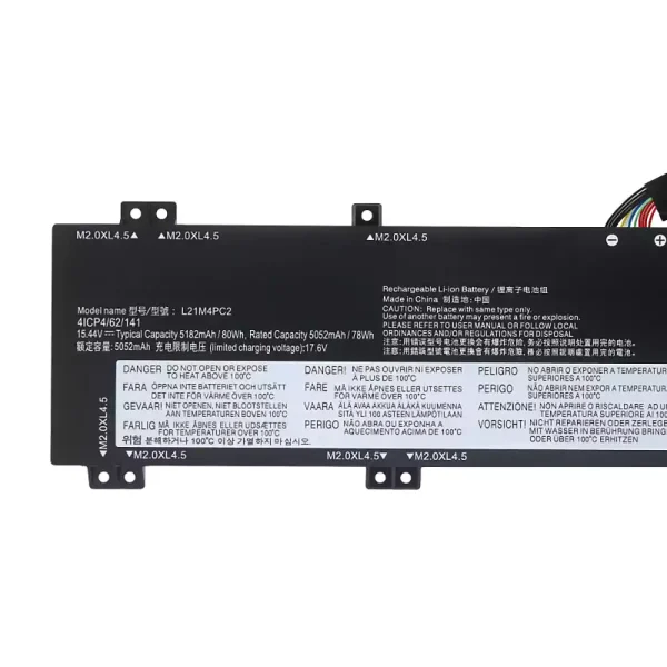 Originaal sülearvuti aku Lenovo L21B4PC0 L21C4PC1 L21D4PC1 L21M4PC2 L21M4PC3 - Image 3