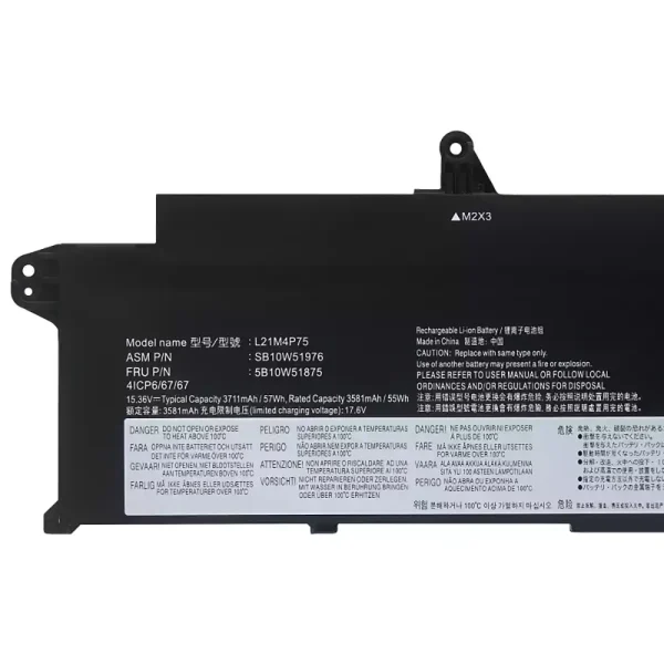 Originaal sülearvuti aku LENOVO L21B4P71 L21M4P75 L21C4P75 L21L4P73 - Image 3