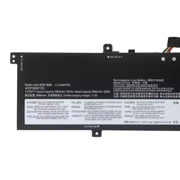 Originaal sülearvuti aku LENOVO L12M4PD6 - Image 3