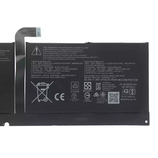 Originaal sülearvuti aku 96BTA016H 96BTA015H DYNC01,Microsoft Surface Pro 8 1983 1982 - Image 3