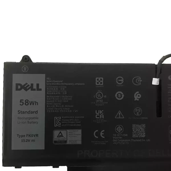 Originaal sülearvuti aku DELL FK0VR FKOVR - Image 3