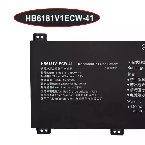Originaal sülearvuti aku HUAWEI HB6181V1ECW-41 - Image 3