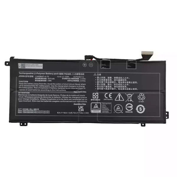 Originaal sülearvuti aku L240BAT-4-73