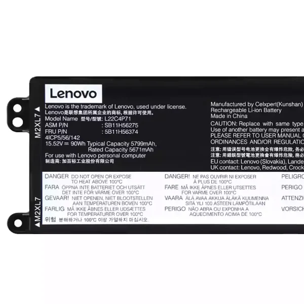 Originaal sülearvuti aku LENOVO L22C4P71 L22M4P71 - Image 3