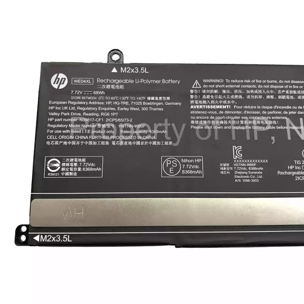 Originaal sülearvuti aku HP WE04XL HSTNN-WB0F N39857-005 - Image 3
