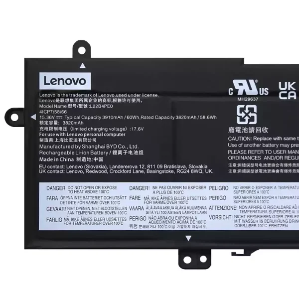 Originaal sülearvuti aku LENOVO L22B4PE0 L22C4PE0 L22D4PE0 L22M4PE0 - Image 3