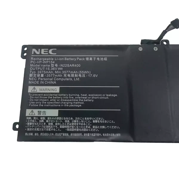 Originaal sülearvuti aku NEC PC-VP-WP154 N22SAR400 - Image 2