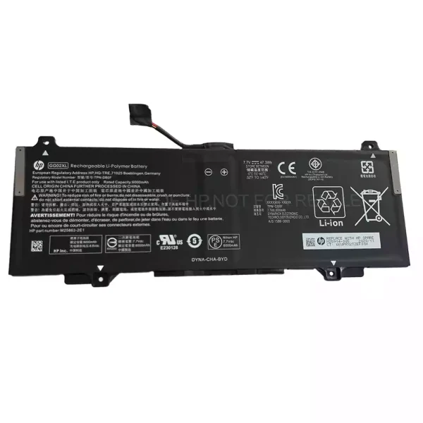 Originaal sülearvuti aku HP GG02XL