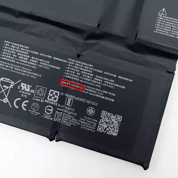Originaal sülearvuti aku Microsoft G3HTA071H,Microsoft Surface Laptop Studio 1964 - Image 3