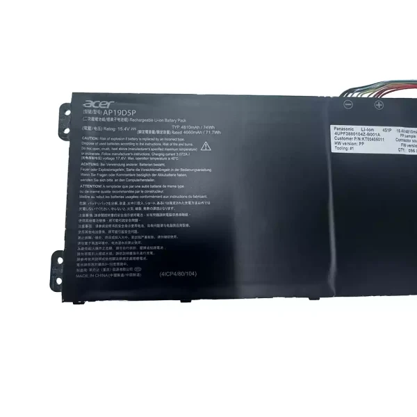 Originaal sülearvuti aku ACER AP19D5P - Image 3