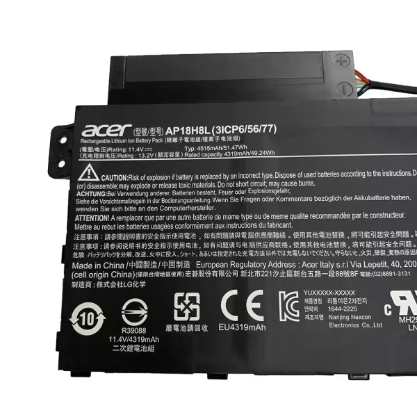 Originaal sülearvuti aku ACER AP18H18L - Image 2