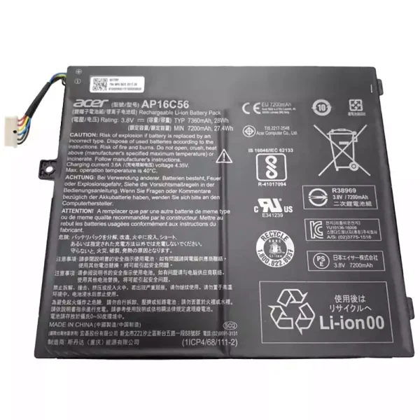 Originaal sülearvuti aku ACER AP16C56