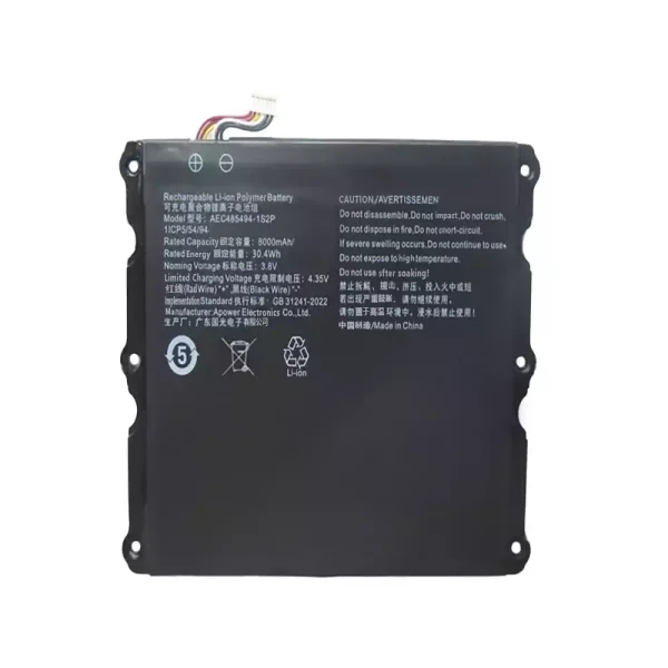Originaal sülearvuti aku AEC485494-1S2P