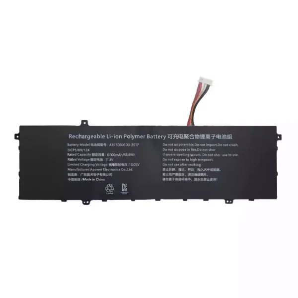 Originaal sülearvuti aku AEC5080100-3S1P