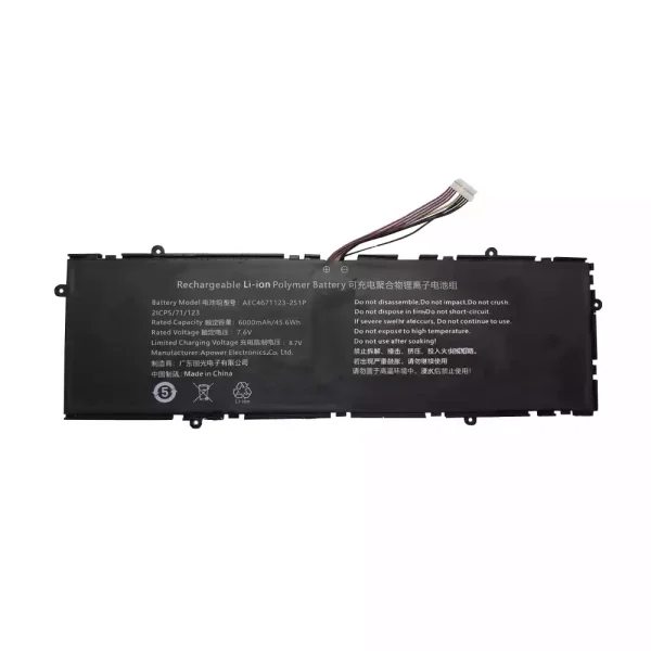 Originaal sülearvuti aku AEC4671123-2S1P