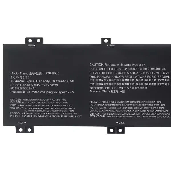 Originaal sülearvuti aku LENOVO L22B4PC0 L22M4PC0 L22D4PC0 L22C4PC0 L22X4PC0 - Image 3