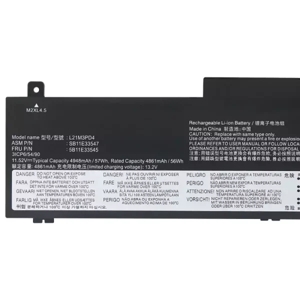 Originaal sülearvuti aku LENOVO L21M3PD4 - Image 3