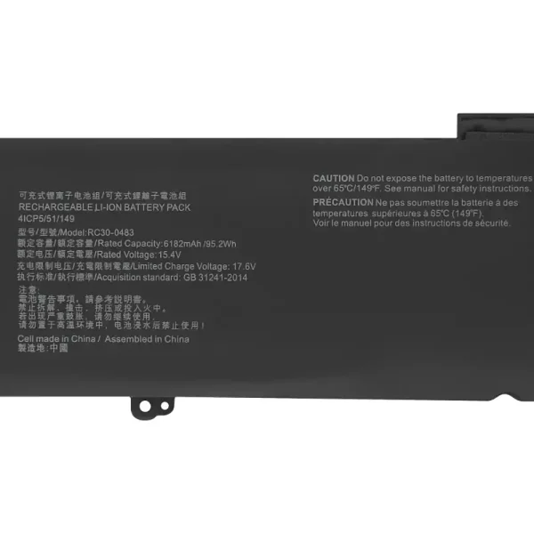 Originaal sülearvuti aku RAZER RC30-0483 RZ09-0510,BLADE 16 2023 - Image 3