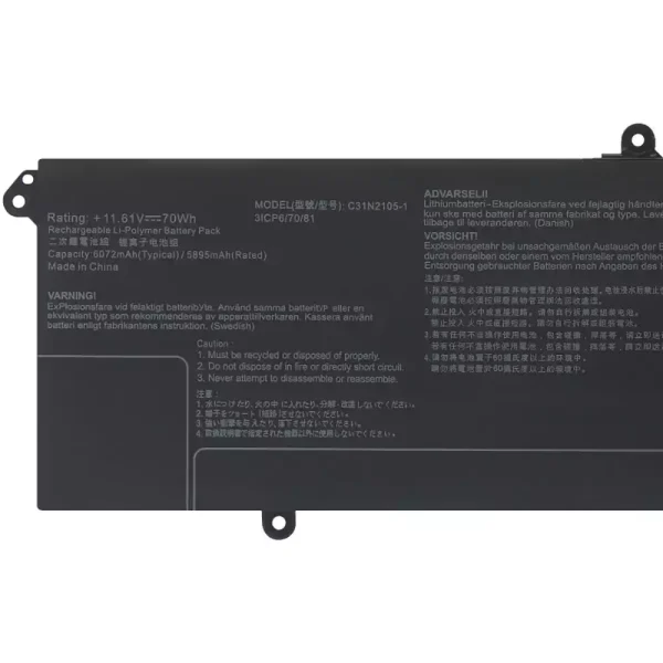 Originaal sülearvuti aku ASUS C31N2105-1 - Image 3
