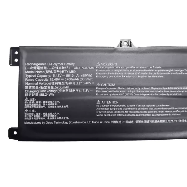 Originaal sülearvuti aku MSI BTY-M59 - Image 2