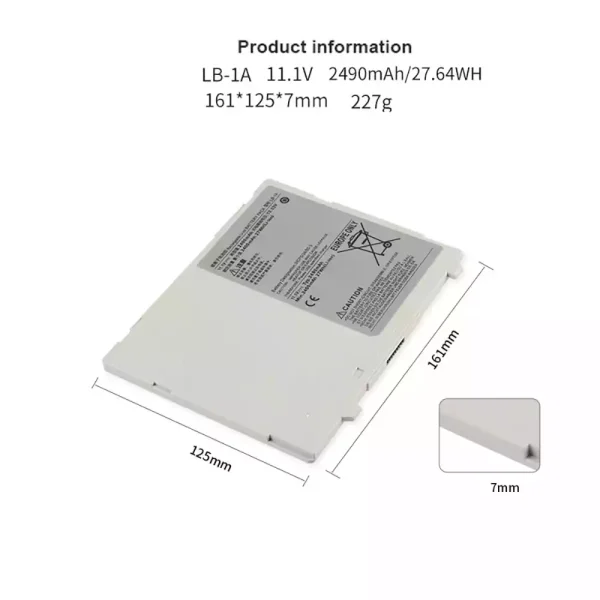 Aku sobib Canon CXDI-401C CXDI-401G CXDI-50G CXDI-501C CXDI-55G - Image 2