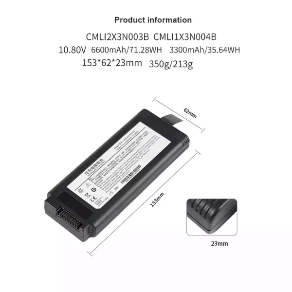 Aku sobib CMLI2X3N003B,COMEN V1 Portable ventilator - Image 2