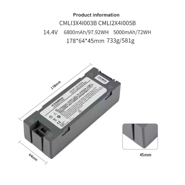 Aku sobib COMEN CMLI2X4I005B CMLI2X4I002B - Image 3