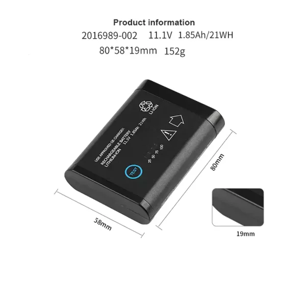 Aku sobib GE 2016989-002 2016989-003 DR203 Solar 8000i - Image 3