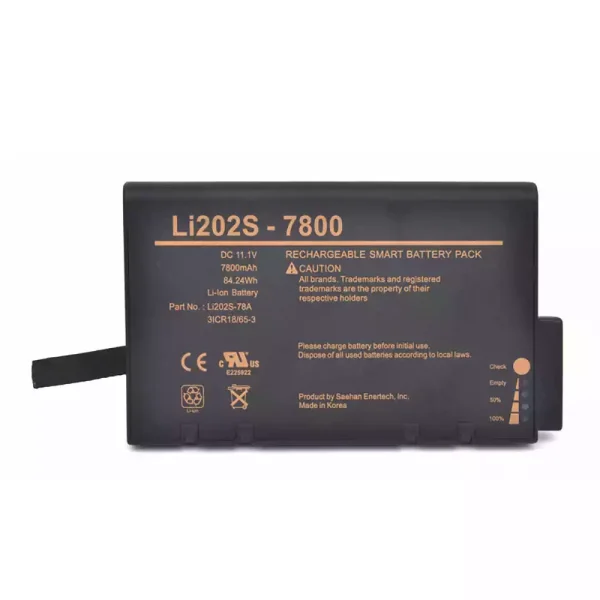 Aku sobib Spacelabs LI202S-7800,LI202S-78A,146-0127-00