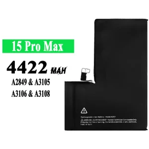 Aku A3121 sobib iPhone 15 pro max