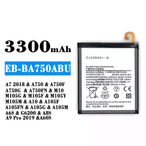 Aku EB-BA750ABU sobib Samsung A7 2018/A8S/A9 Pro 2019/A60S