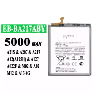 Aku EB-BA217ABY sobib Samsung A21S/A207/A217/A12(A125H)/A127/A022F/M02/A02/M12/A13 4G