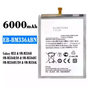 Aku EB-BM336ABN sobib Samsung Galaxy M33