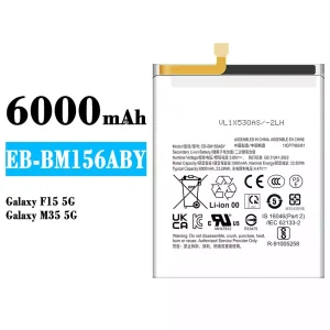 Aku EB-BM156ABY sobib Samsung Galaxy F15 5G/Galaxy M35 5G