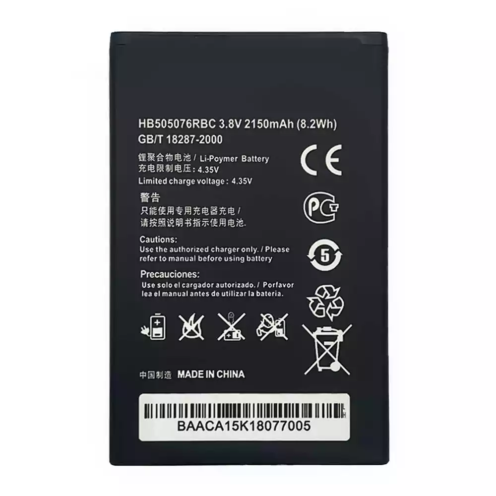 Aku HB505076RBC sobib HUAWEI Y3 2 / HonorBee 2 / Ascend Y600 / Ascend G700 - Image 4