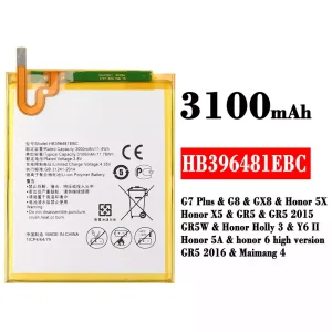 Aku HB396481EBC sobib HUAWEI G7 Plus / G8 / GX8 / Honor 5X / Honor X5 / Honor 5A