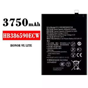 Aku HB386590ECW sobib HUAWEI HONOR 9X LITE