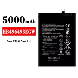 Aku HB496493EGW sobib HUAWEI Nova Y90/Nova 11i
