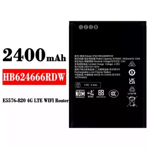 Aku HB624666RDW sobib HUAWEI E5576-820 4G LTE WIFI Router