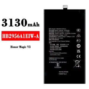 Aku HB2956A1EIW-A sobib HUAWEI Honor Magie V3