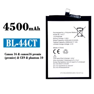 Aku BL-44CT sobib Tecno Camon 16 / phantom 10