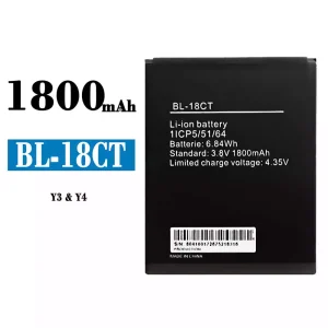 Aku BL-18CT sobib Tecno Y3 / Y4