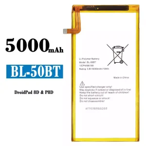 Aku BL-50BT sobib Tecno D8 8D / P8D / Droidpad 8D