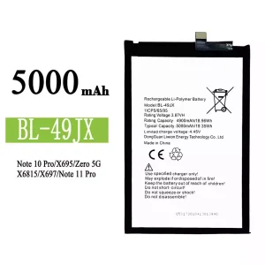Aku BL-49JX sobib Infinix Note 10 Pro / Note 11 Pro / Zero 5G