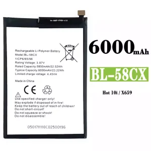 Aku BL-58CX sobib Infinix Hot 10i