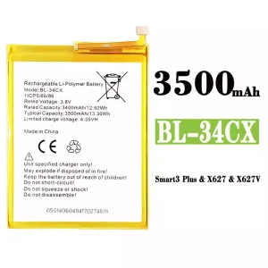 Aku BL-34CX sobib Infinix Smart 3 Plus