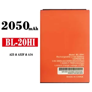 Aku BL-20HI sobib ITEL A23 / A32F / A16